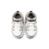 Air Jordan 1 Mid Toddler Basketball Shoes Grey-3