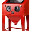 Oarlike Blast Cabinet Bench Top Sandblaster Red-7