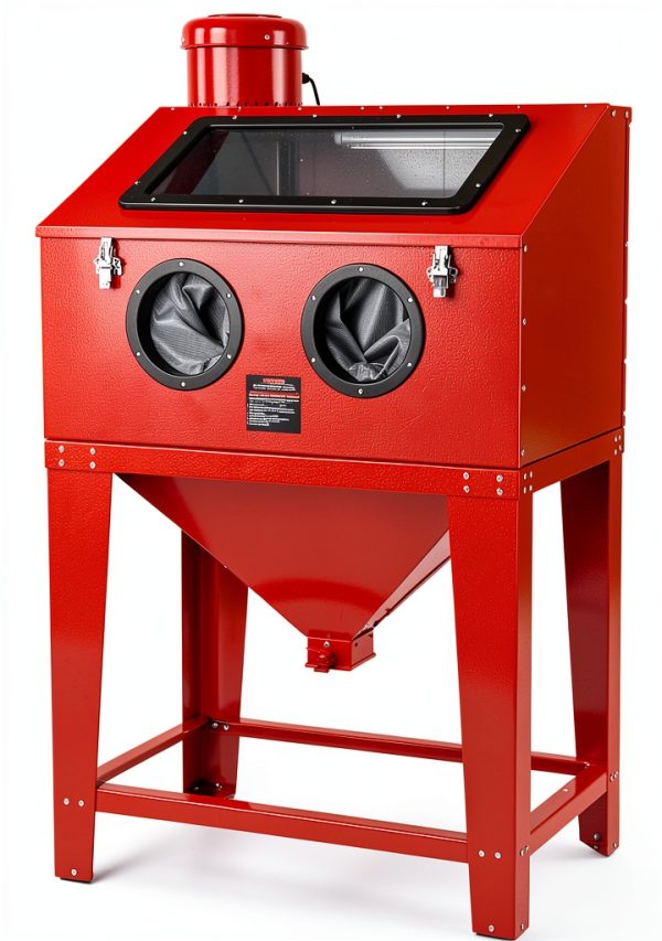 Oarlike Blast Cabinet Bench Top Sandblaster Red-7