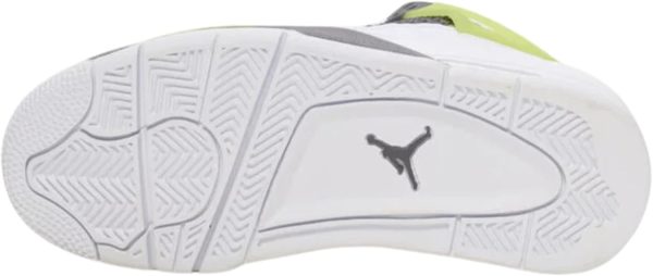 Nike Air Jordan 4 White Light Graphite Kids Basketball Shoes-7