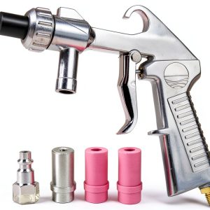Jewboer Air-Powered Sand Blaster Gun Tool-0