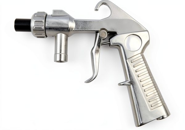 QWORK Aluminum Hand Powered Sand Blaster Gun-1