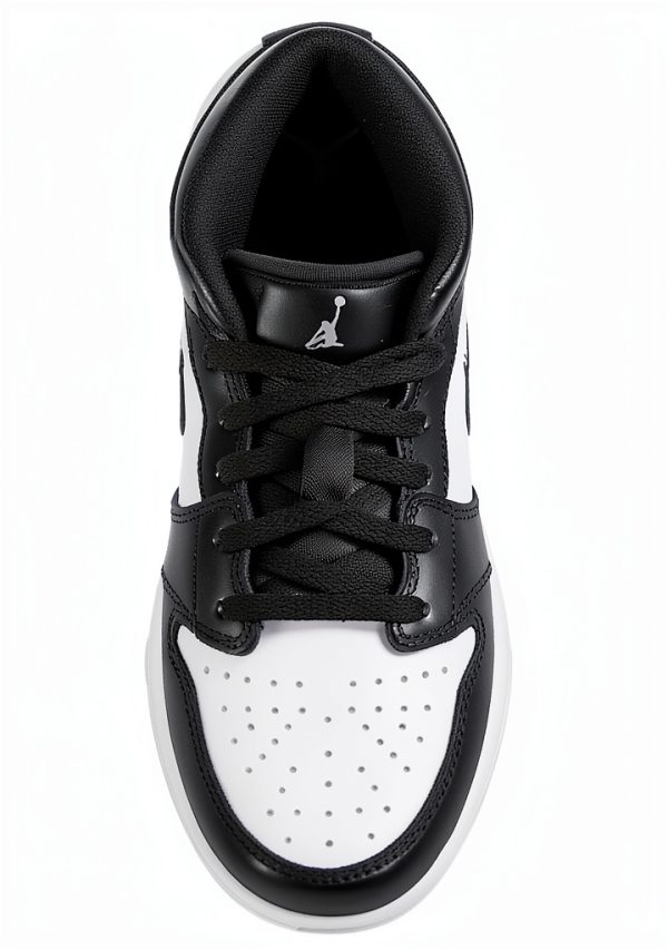 Nike Boys Basketball Shoes Authentic Black/Iron Grey-white-1