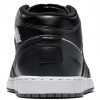 Nike Boys Basketball Shoes Authentic Black/Iron Grey-white-2