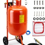 20 Gallon Sandblaster GarveeTech Orange Portable-0