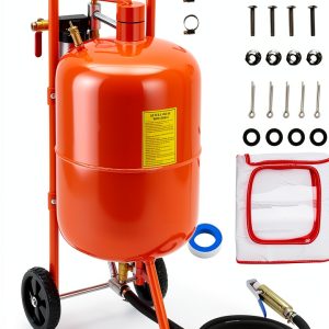 20 Gallon Sandblaster GarveeTech Orange Portable-0