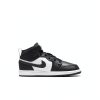 Jordan 1 Mid Off Noir Basketball Shoes for Kids-2