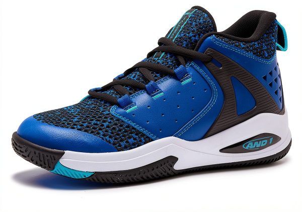 AND1 Takeoff Kids Basketball Shoes Navy Blue-0