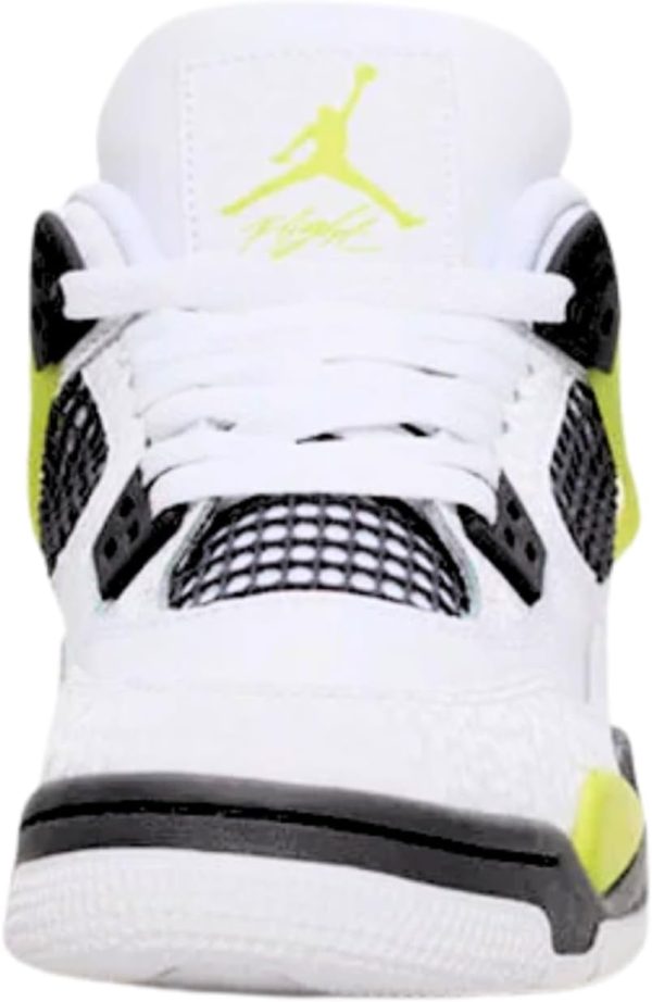 Nike Air Jordan 4 White Light Graphite Kids Basketball Shoes-3