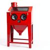 Oarlike Blast Cabinet Bench Top Sandblaster Red-5