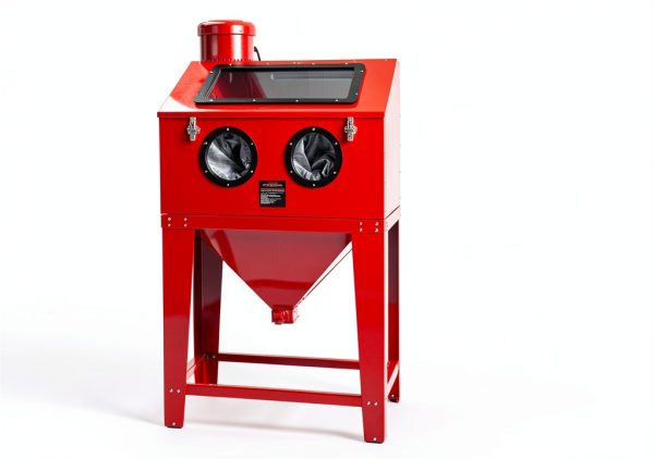 Oarlike Blast Cabinet Bench Top Sandblaster Red-5
