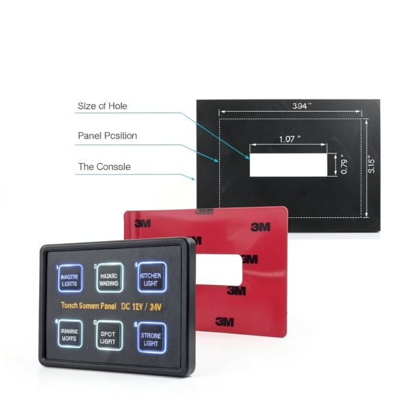 TYUHDUYUR LED dimmer switch 12-24V Capacitive-2