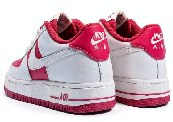 Nike Girls Basketball Shoes White Hot Fuchsia-3