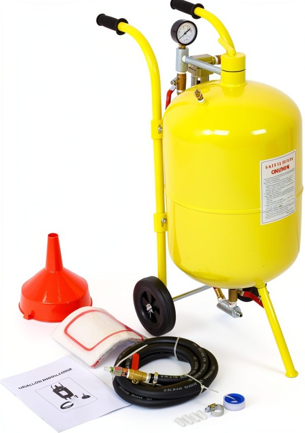 Homonova 10Gal Pot Sandblaster Gun Kit-3