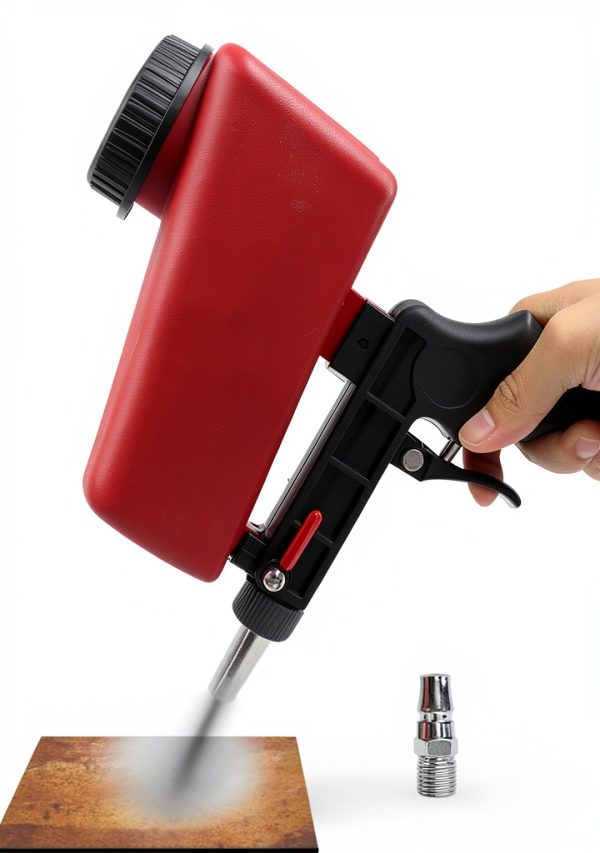 YWHWLX Sand Blaster Gun Red Aluminum 9L-1