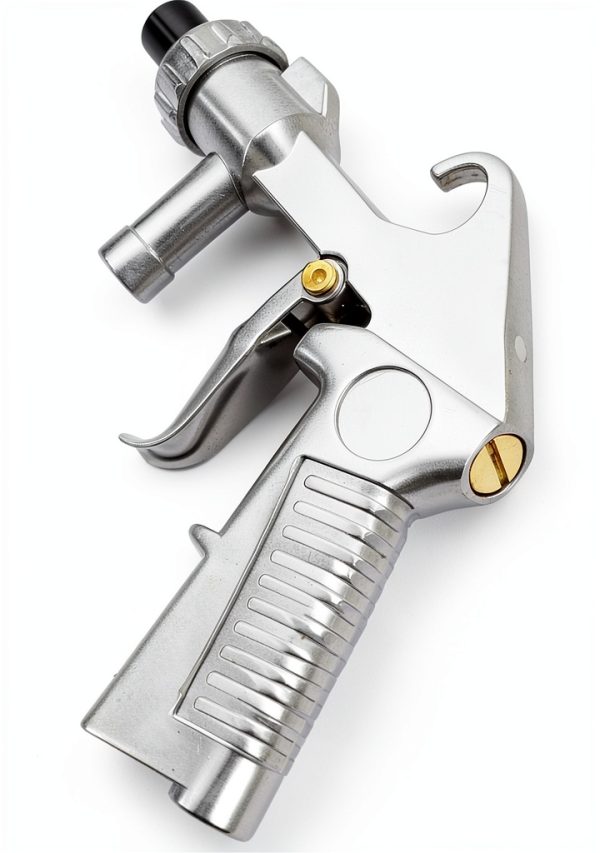 QWORK Aluminum Hand Powered Sand Blaster Gun-2
