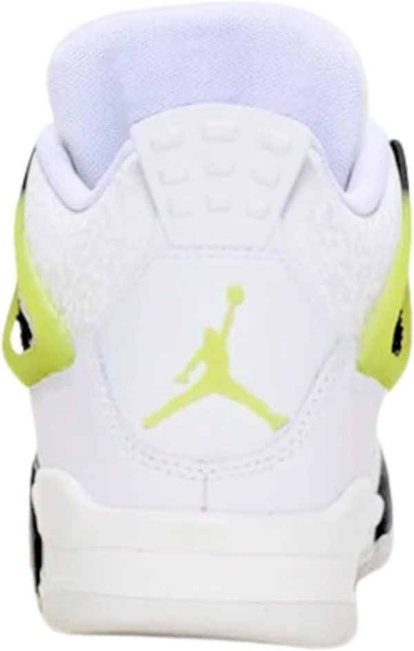 Nike Air Jordan 4 White Light Graphite Kids Basketball Shoes-5