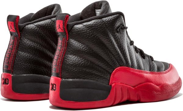 Jordan Boys Basketball Shoes Leather Black-4