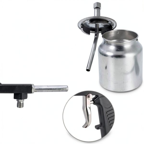 TOPINCN Sand Blaster Gun 750cc Aluminum Portable-2