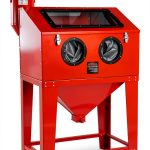 Oarlike Blast Cabinet Bench Top Sandblaster Red-0