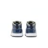 Air Jordan 1 Mid Toddler Basketball Shoes Grey-5