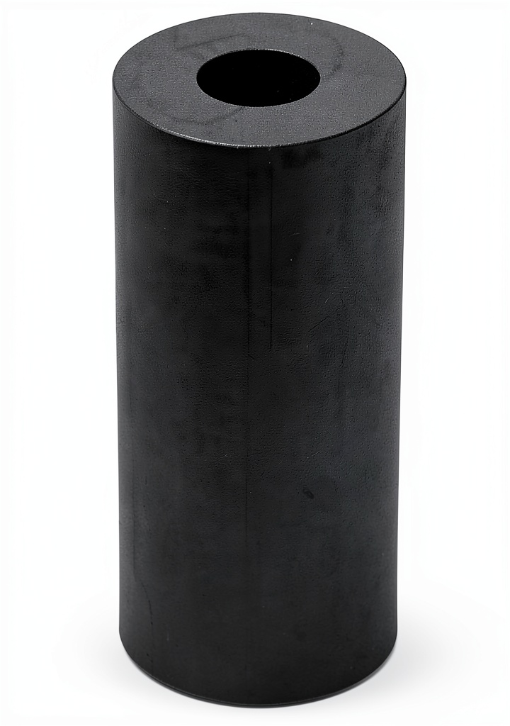 Chiloskit 35mm boron carbide sandblaster nozzle in use on a metal surface