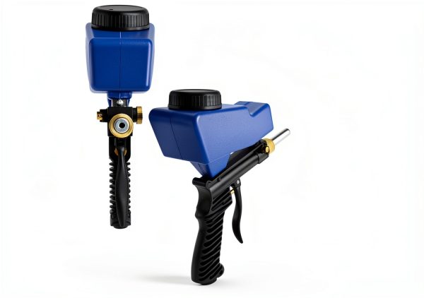 Neiko Air Sand Blaster Gun Gravity Feed Steel Handheld One-3