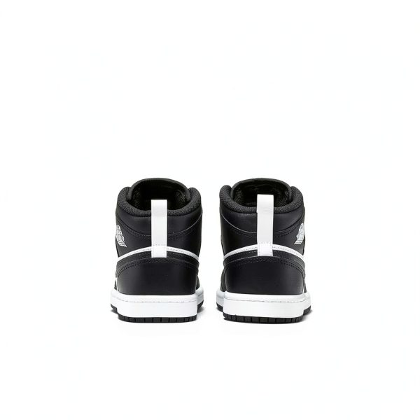 Jordan 1 Mid Off Noir Basketball Shoes for Kids-5