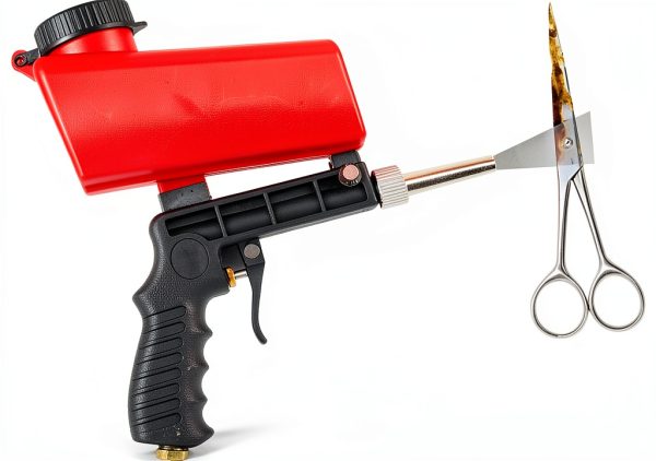 YWHWLX Sand Blaster Gun Red Aluminum 9L-3