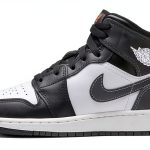 Nike Boys Basketball Shoes Authentic Black/Iron Grey-white-0