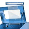 Parts-Diyer 90 Gallon Sandblasting Cabinet Blue Steel-3