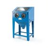 Parts-Diyer 90 Gallon Sandblasting Cabinet Blue Steel-1