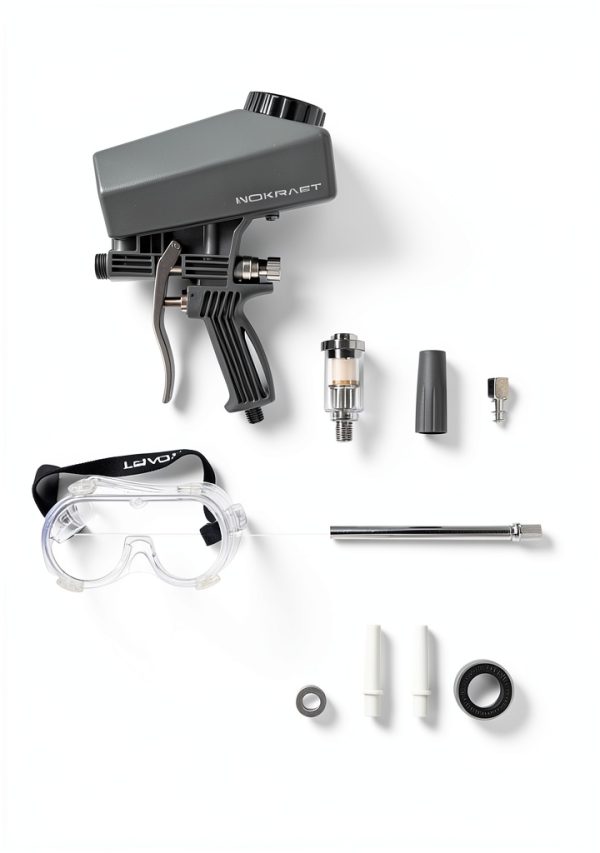 InoKraft Sand Blaster Pro Kit Air-Powered Sandblaster Gun-7