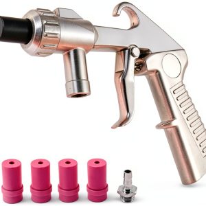 QWORK Aluminum Hand Powered Sand Blaster Gun-0