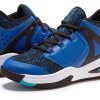 AND1 Takeoff Kids Basketball Shoes Navy Blue-5