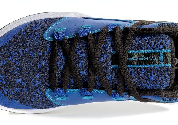 AND1 Takeoff Kids Basketball Shoes Navy Blue-3