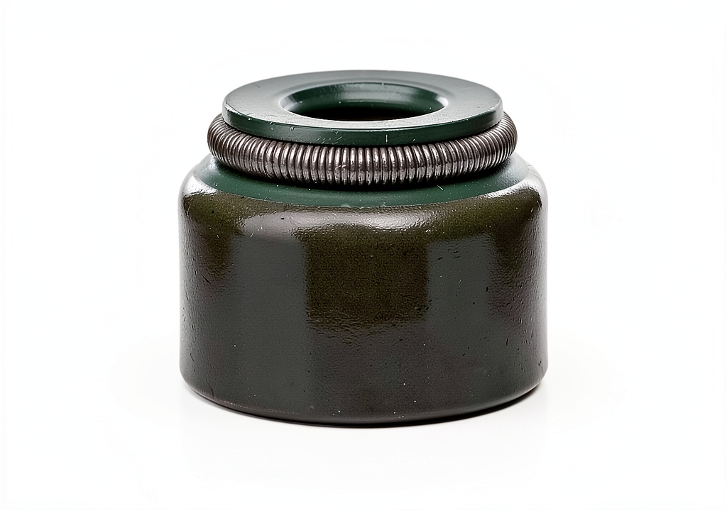Installing NuwThe Yamaha valve stem gasket set on a wooden workbench