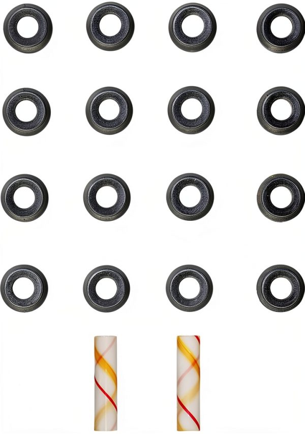 Valve Stem Seal Fel-Pro Metal Round Automotive-0