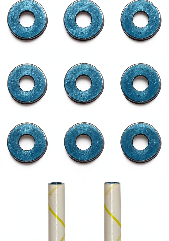 Installing Fel-Pro valve stem seal SS70964 metal round fit on a mechanic's workbench