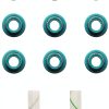 Valve Stem Seal Set Fel-Pro 2-Piece Round Machined Gasket-0