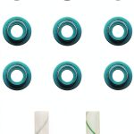 Valve Stem Seal Set Fel-Pro 2-Piece Round Machined Gasket-0