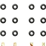 Fel-Pro Valve Stem Seal Set Black Deflector Round 72814 Fit-0
