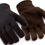 RefrigiWear Loop Terry Knit Glove Liners Black Large/Small-0