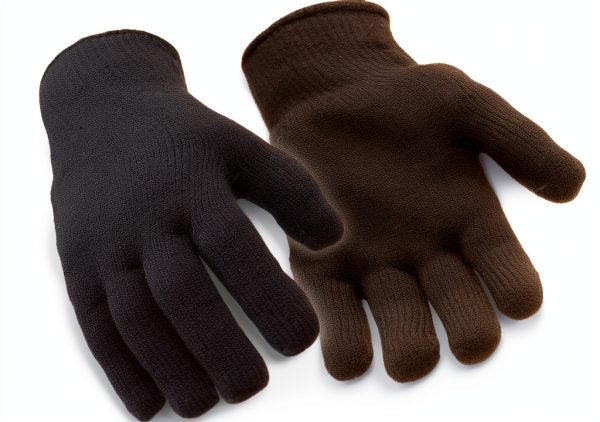 RefrigiWear Loop Terry Knit Glove Liners Black Large/Small-0