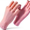Pink UV Nail Lamp Gloves KUTUBORYU Fingerless Gel Protection Liners-0