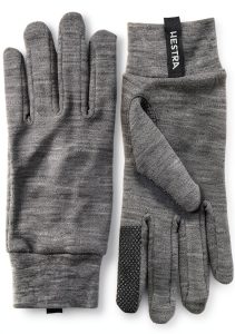 Hestra Merino Touch Point Liner Glove Liner Grey Size 10 Thin Warm-0