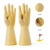 EcoGuard Reusable Safety Glove Liners Cuff Home Cleaning Gloves Yellow-2