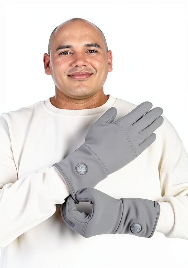 CUEHEAT Heated Glove Liners, Flexible Ultrathin, Touchscreen, 7.4V Rechargeable Battery Electric Heating Thin Gloves-4