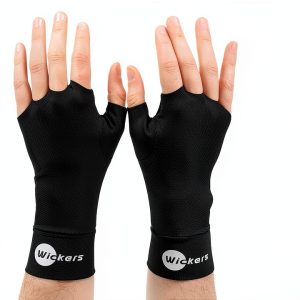 Wickers Fingerless Athletic Gloves Liners for Lacrosse Hockey Ski-0