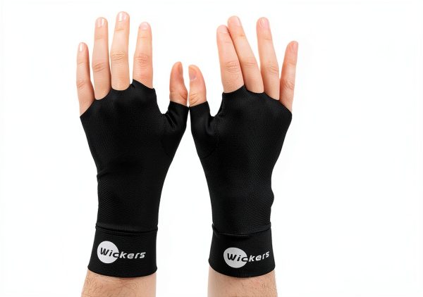 Wickers Fingerless Athletic Gloves Liners for Lacrosse Hockey Ski-0